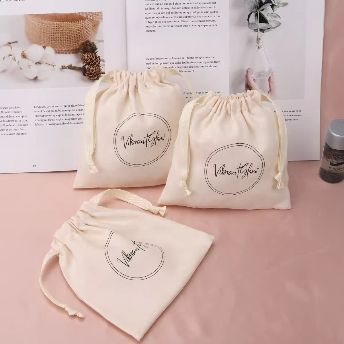 ถุงรูดผ้าฝ้ายสีเบจสำหรับเป็นขอ - Cotton Candy Cone บทวิจารณ์และราคา