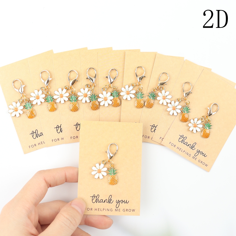 พวงกุญแจรูปสับปะรดขนาดเล็ก 10  - Event Party บทวิจารณ์และราคา