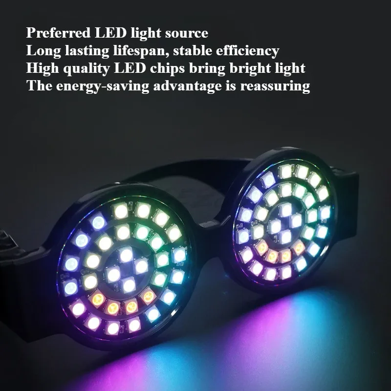 แว่นตาเปล่งแสง LED สีสันสดใสเย - Event Party Dj บทวิจารณ์และราคา