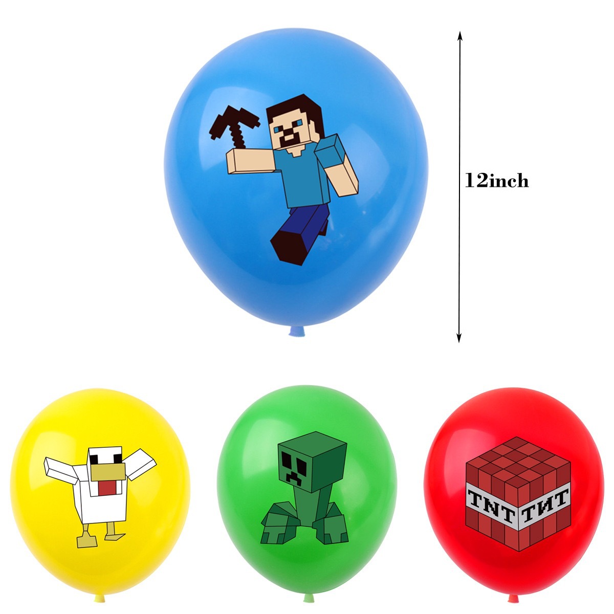 50/100 ชิ้น ชุดลูกโป่งพิกเซลธี - Event Supplies บทวิจารณ์และราคา