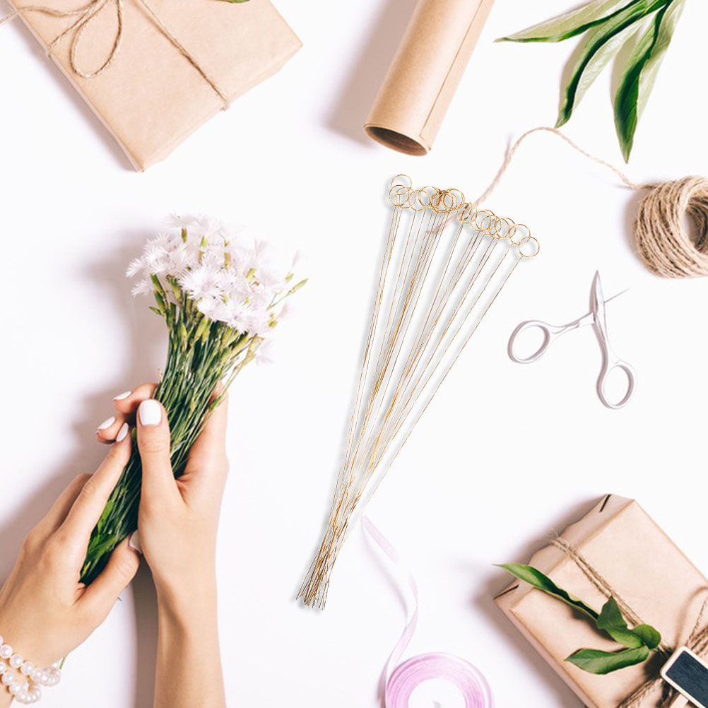 100 ชิ้น ที่หนีบการ์ดดอกไม้โลห - Centerpiece Stick บทวิจารณ์และราคา